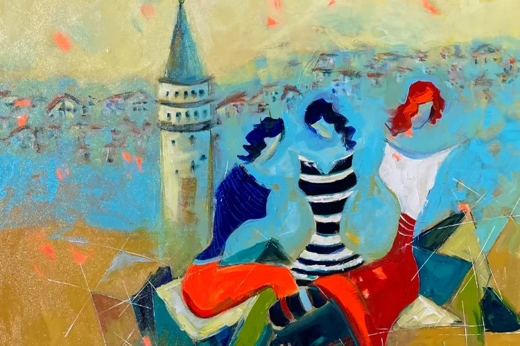Gaziantep'te 'Hayatın renkleri temalı resim sergisi'