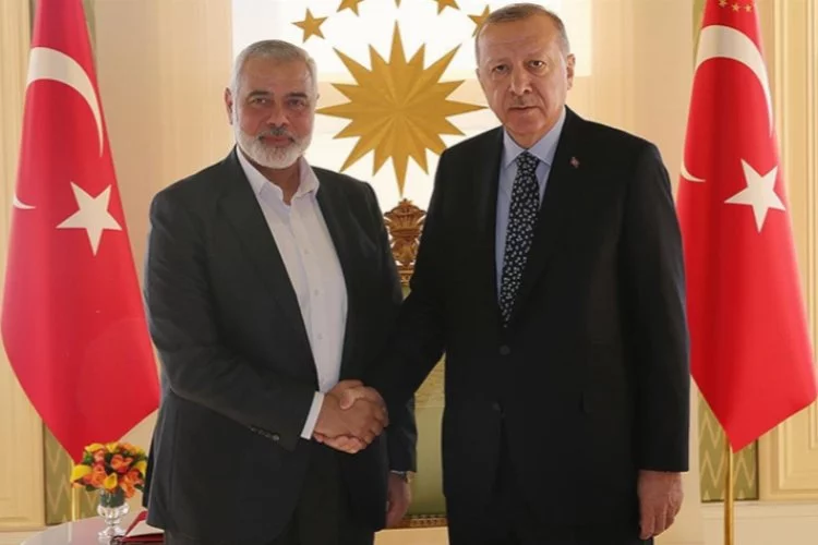 Cumhurbaşkanı Recep Tayyip Erdoğan, Hamas Siyasi Büro Başkanı Heniyye ile telefonda görüştü