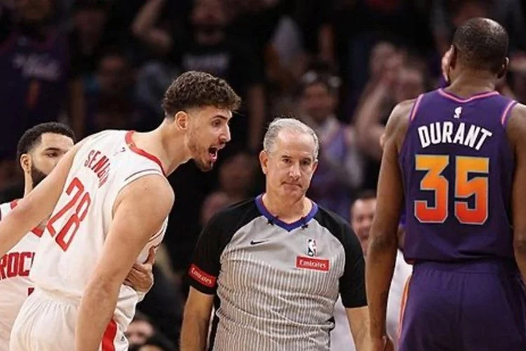 Houston Rockets Phoenix Suns'a mağlup oldu: Alperen Şengün’e itirazdan ihraç kararı!