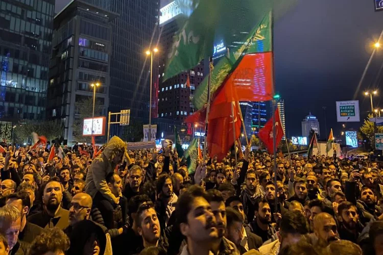 Yurt genelinde protesto: İsrail Başkonsolosluğu önüne yürüdüler