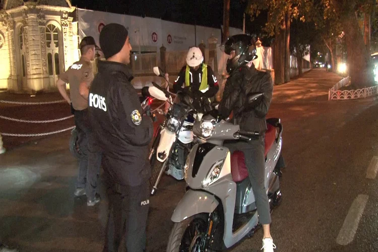 İstanbul’da motosiklet sürücülerine yönelik denetim yapıldı