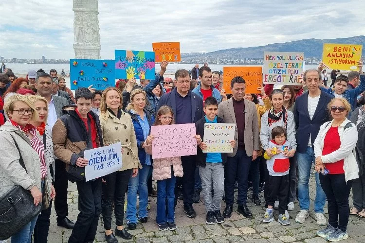 İzmir'de otizmli çocuklar için yürüyüş