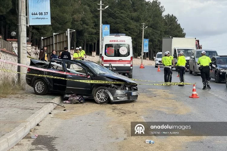 İzmir'de otomobil takla attı! 1 kişi öldü, 2 kişi yaralandı