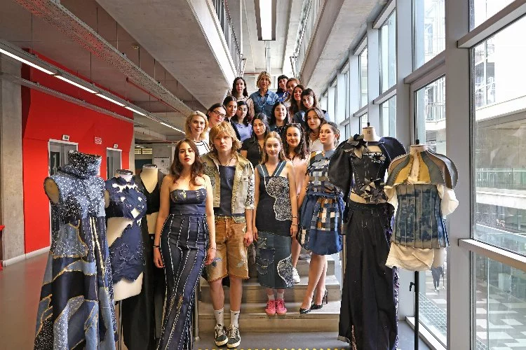 İzmir Ekonomi Üniversitesi öğrencilerinden sürdürülebilir moda atağı: Atık denimden şık tasarımlar