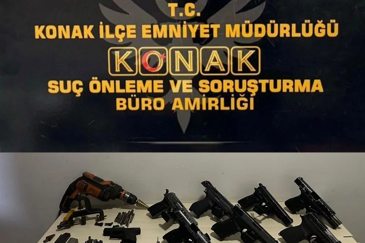 İzmir Haber: Kaçak silah atölyesine baskın, 3 kişi gözaltına alındı