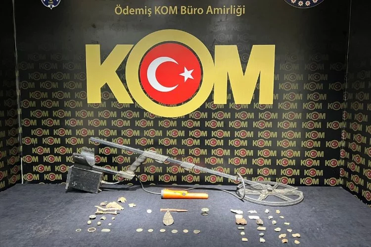 İzmir haber: Ödemiş'te tarihi eser operasyonu