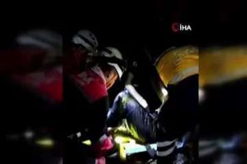 İzmir'de düşen helikopterden kurtarılan personelin görüntüleri ortaya çıktı