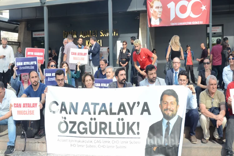 İzmirli avukatlar Can Atalay için ayakta: Esaretine derhal son verin!