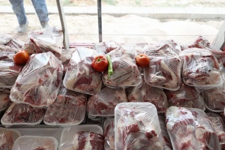 Kahramanmaraş'ta etin kilosu yeni yılda sabit kaldı