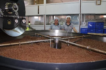 Türkiye'nin kahvesi bu merkezde kavrulduktan sonra sofralara ulaşıyor