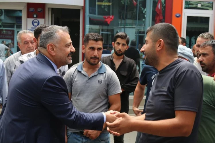 CHP İzmir'den nakliyeci esnafına ziyaret
