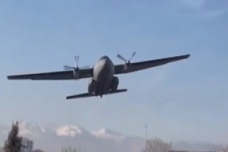Kayseri'de acil iniş yapan eğitim uçağının görüntüleri ortaya çıktı