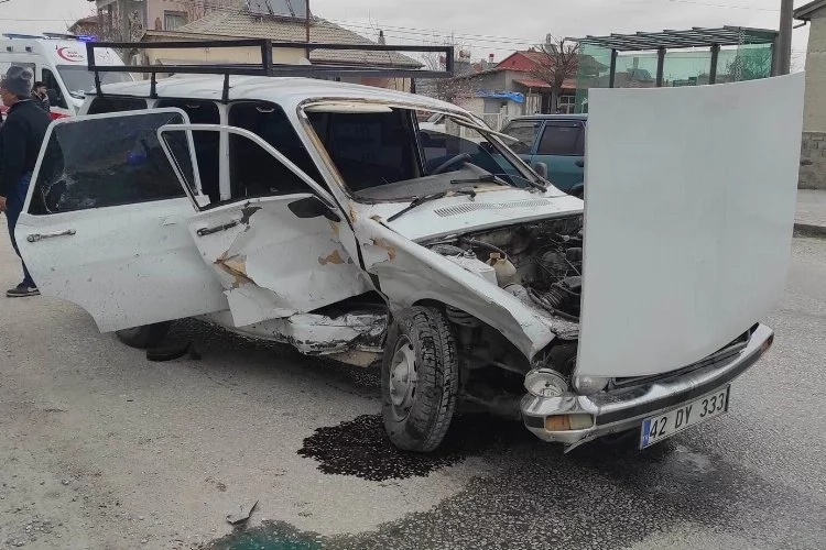Konya'da zincirleme trafik kazası: Yaralılar var