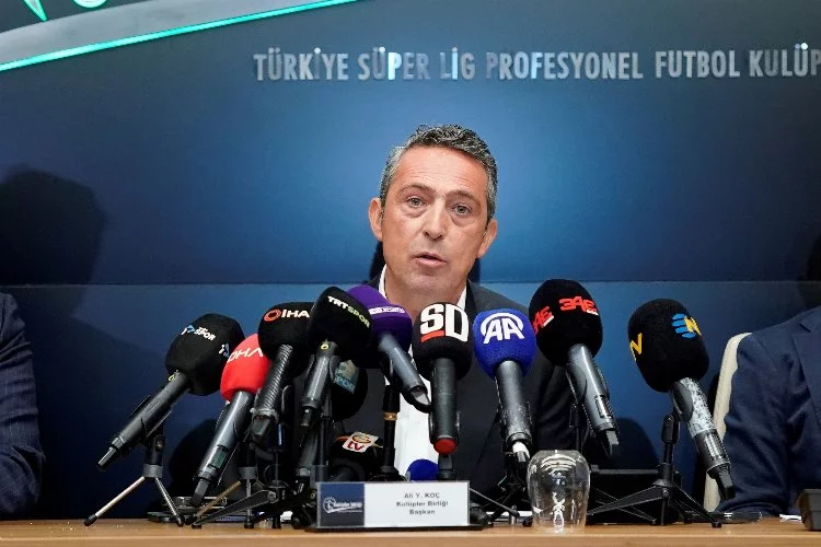 Kulüpler Birliği Başkanı Ali Koç: Türk futbolunun menfaati için...