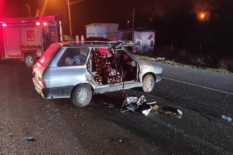 Malatya’da trafik kazası: Yaralılar var!