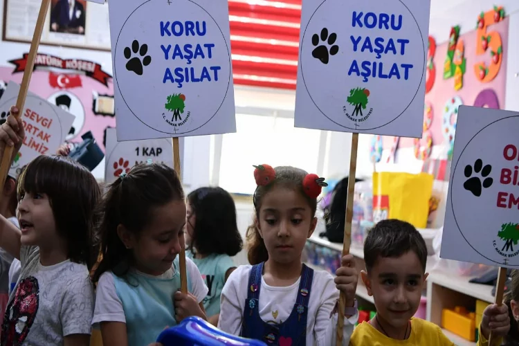 Ankara'da çocuklara hayvan sevgisi aşılanıyor