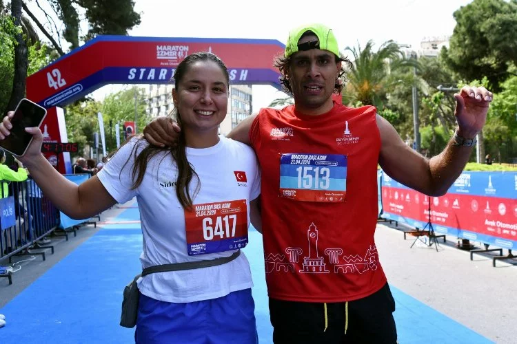 Maraton Aşkı Bir Başka: Bengisu ile eşi Egor birlikte koştular