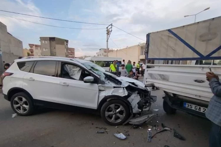 Mardin'de zincirleme trafik kazası: 1 yaralı
