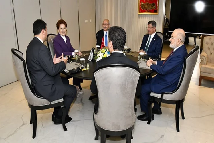 6’lı masanın liderleri İzmir’ de buluşacak