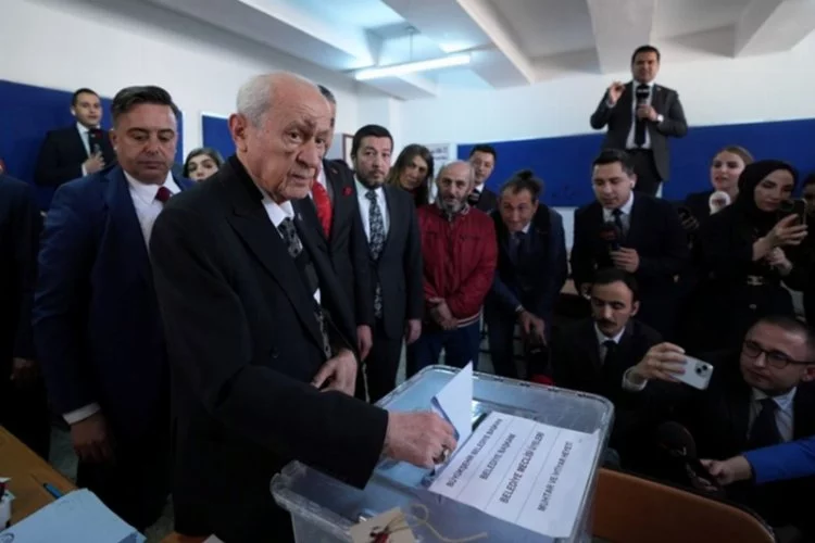 MHP lideri Devlet Bahçeli'den 31 Mart seçim sonuçlarına ilişkin ilk açıklama