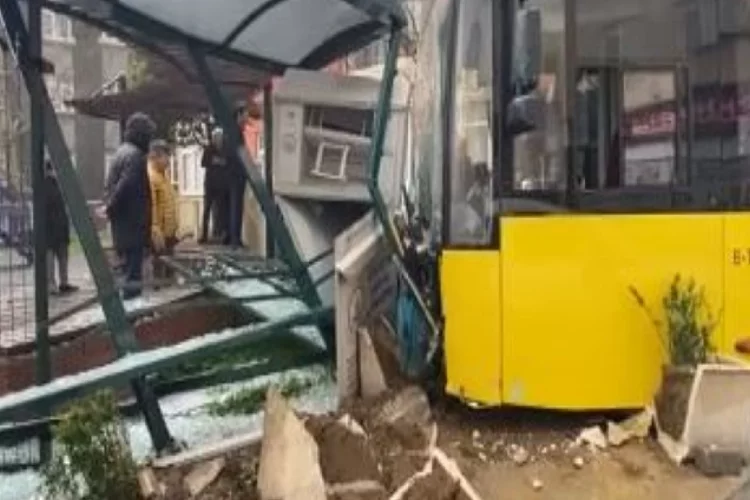 Halk otobüsü dehşet saçtı
