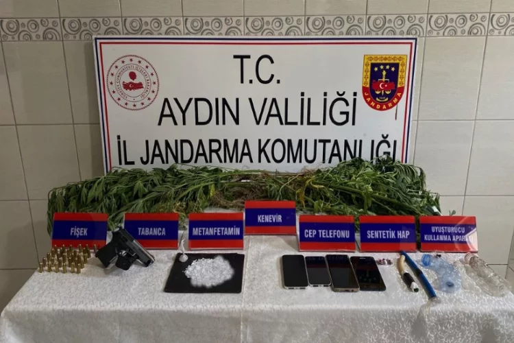 Aydın'da eş zamanlı uyuşturucu operasyonu