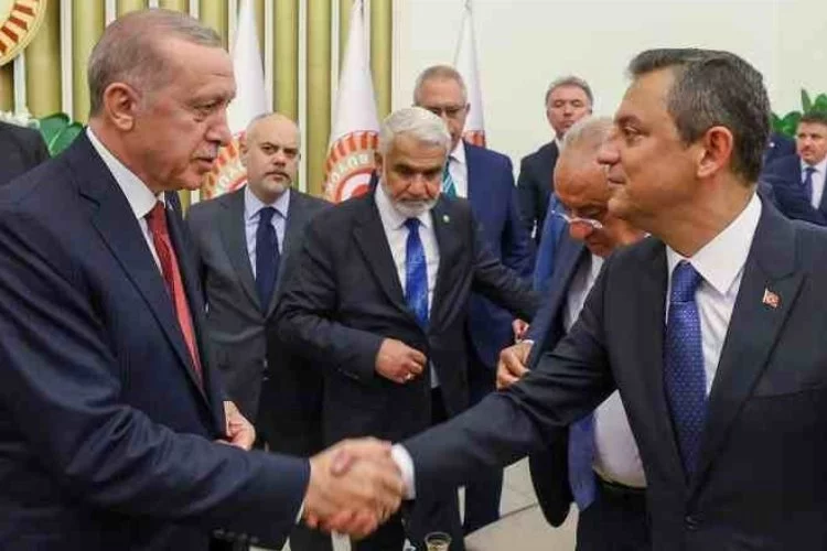 Özgür Özel ile Cumhurbaşkanı Erdoğan görüşmesi başladı!