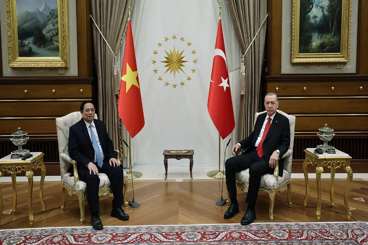 Cumhurbaşkanı Recep Tayyip Erdoğan Vietnam Başbakanı Pham Minh Chinh ile görüştü
