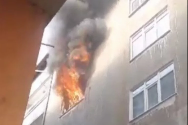 Samsun'da bir evde yangın: 2 çocuk etkilendi