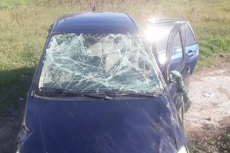 Samsun'da kaza: Otomobil kavşakta takla attı