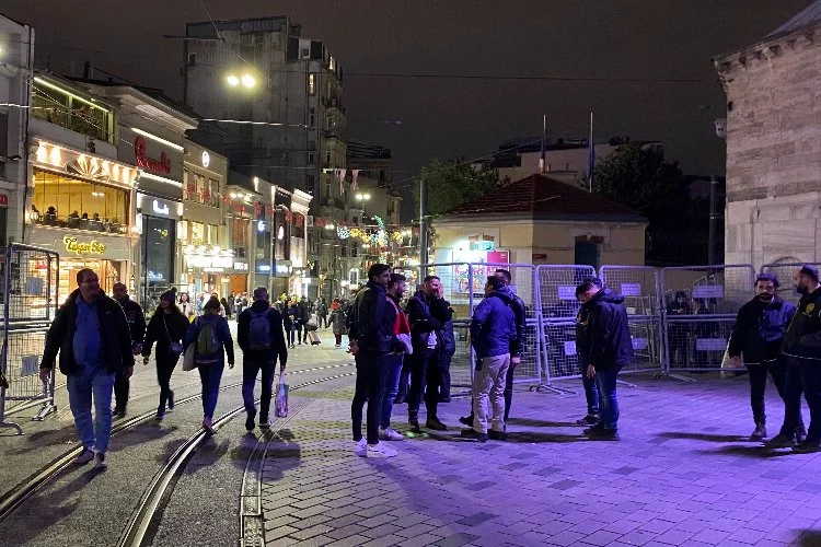 Taksim ve İstiklal Caddesi'ndeki kısıtlamalar sonlandırıldı