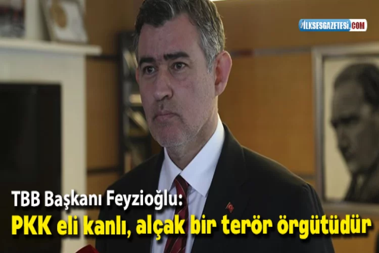 TBB Başkanı Feyzioğlu: PKK eli kanlı, alçak bir terör örgütüdür