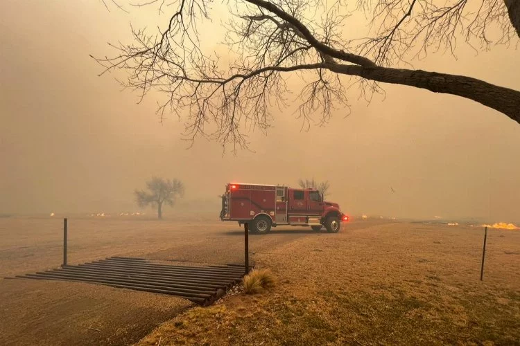 Texas'taki orman yangınları söndürülemiyor