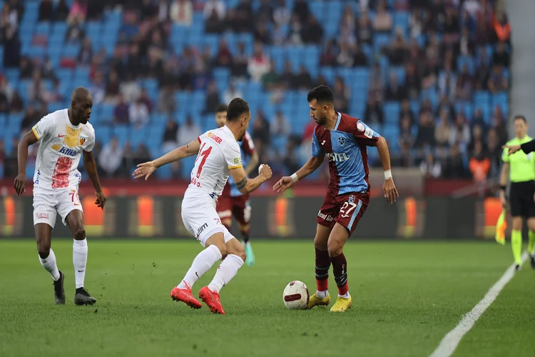 Trabzonspor, Kayserispor'a mağlup oldu