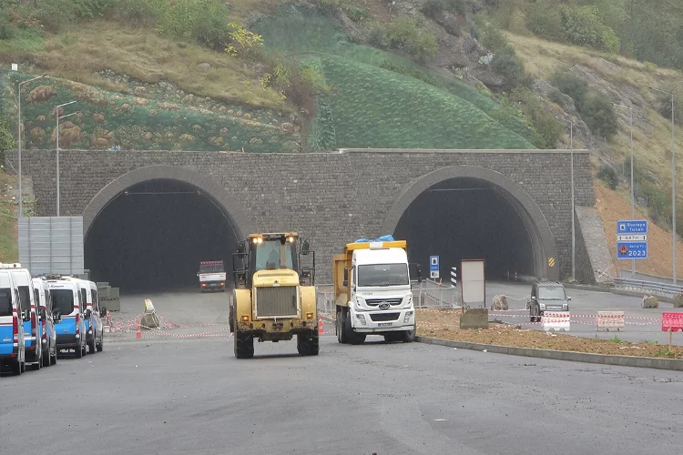 Trabzon'daki tünel ulaşıma açılacak