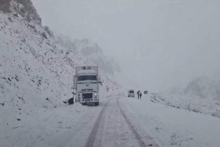 Van'da kar yağışı trafiği olumsuz yönde etkiledi