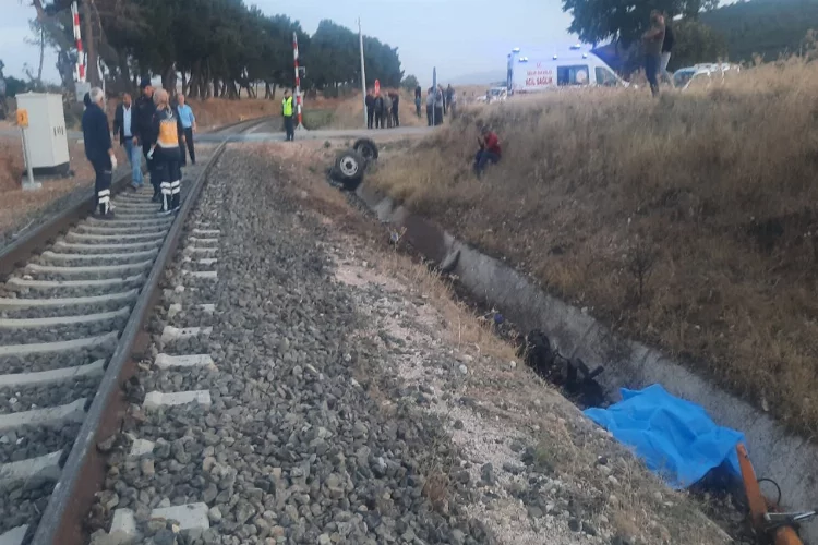 Afyonkarahisar’da yolcu treni kaza yaptı