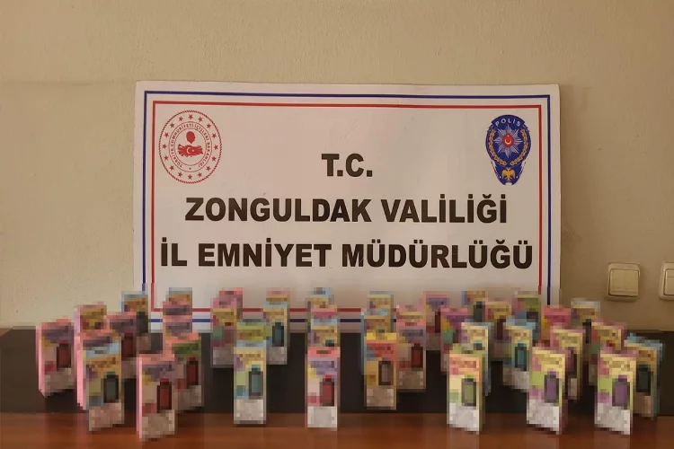 Zonguldak'ta elektronik sigara operasyonu
